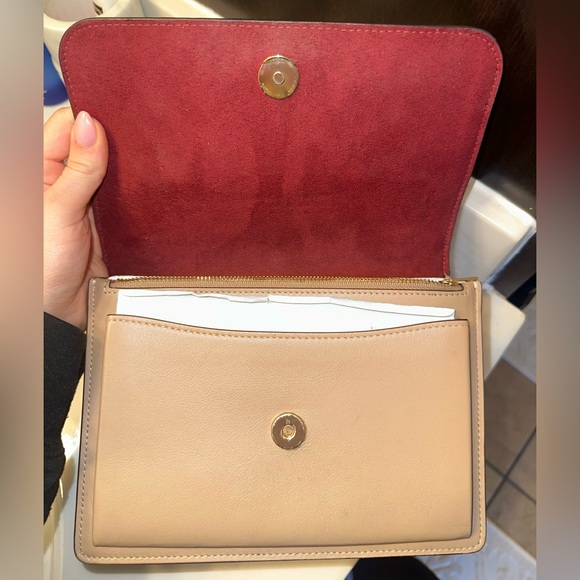 Coach Klare Leather Crossbody with Linear Quilting Stitches - Picture 4 of 5